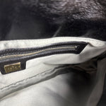 Fendi Beaded Baguette Black