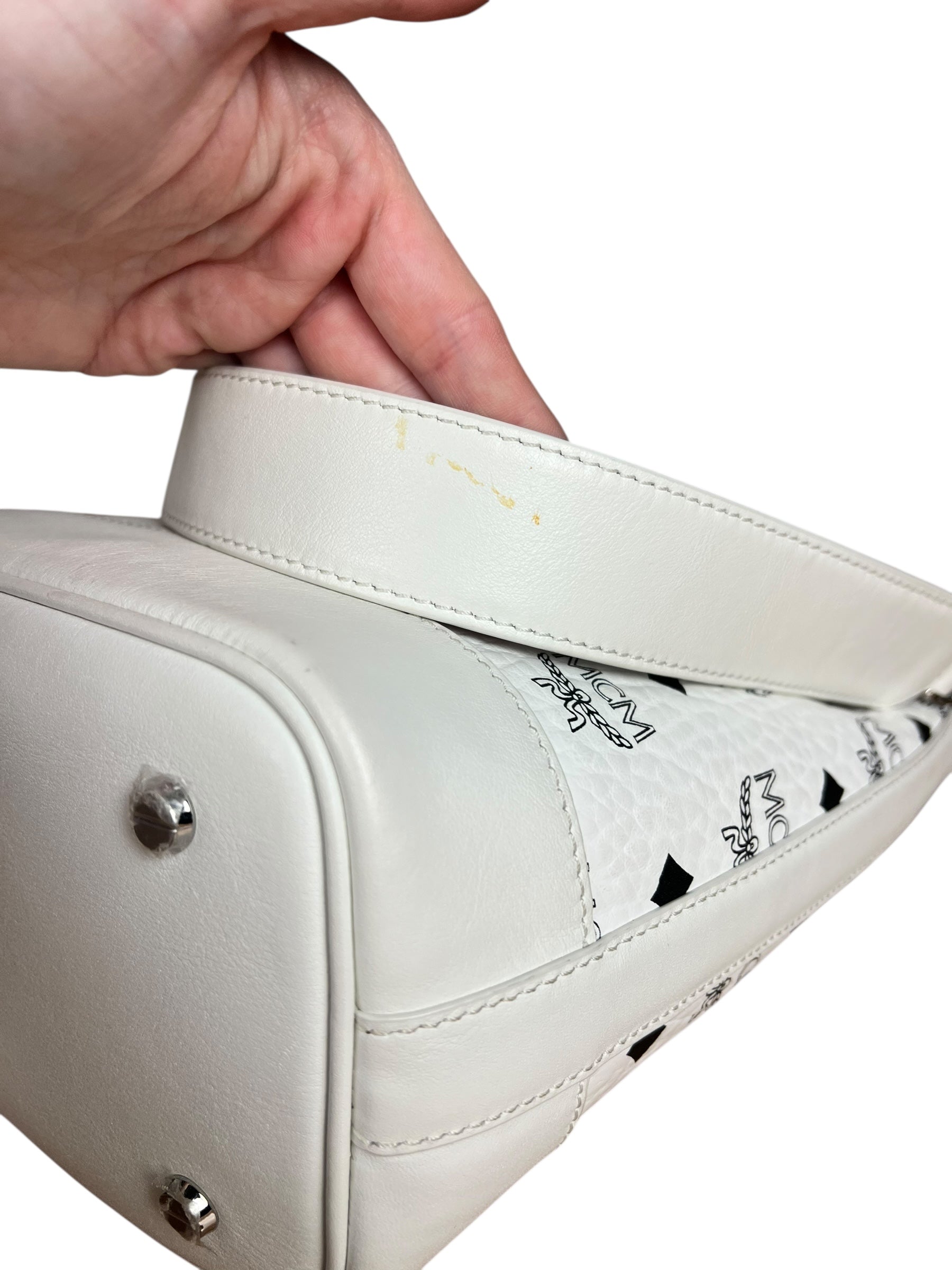 MCM Dessau Drawstring Bucket Bag