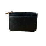 Louis Vuitton Black Epi Leather Mini Zip Wallet