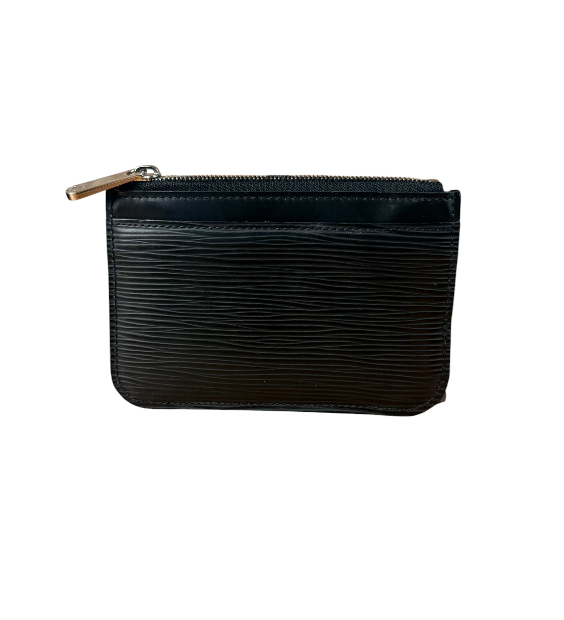 Louis Vuitton Black Epi Leather Mini Zip Wallet