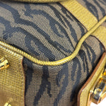 Fendi Vintage Tiger Print Mini Bowler Bag