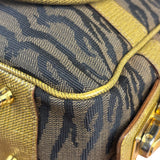 Fendi Vintage Tiger Print Mini Bowler Bag