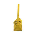 Prada Yellow Leather Padded Nappa Signaux Shoulder Bag