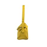 Prada Yellow Leather Padded Nappa Signaux Shoulder Bag