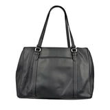 Coach Vintage Black Peyton Leather Jordan Double Zip Shoulder Bag