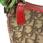 Christian Dior Vintage Monogram Rasta Trotter Messenger Bag