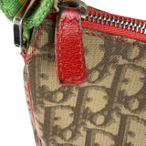 Christian Dior Vintage Monogram Rasta Trotter Messenger Bag