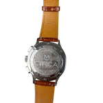 Movado Circa Chronograph White Dial Leather Strap