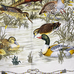 Gucci Vintage Silk Bird Bath Scarf