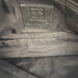 Chanel Sport Line Terrycloth Black Flap Bag 2008