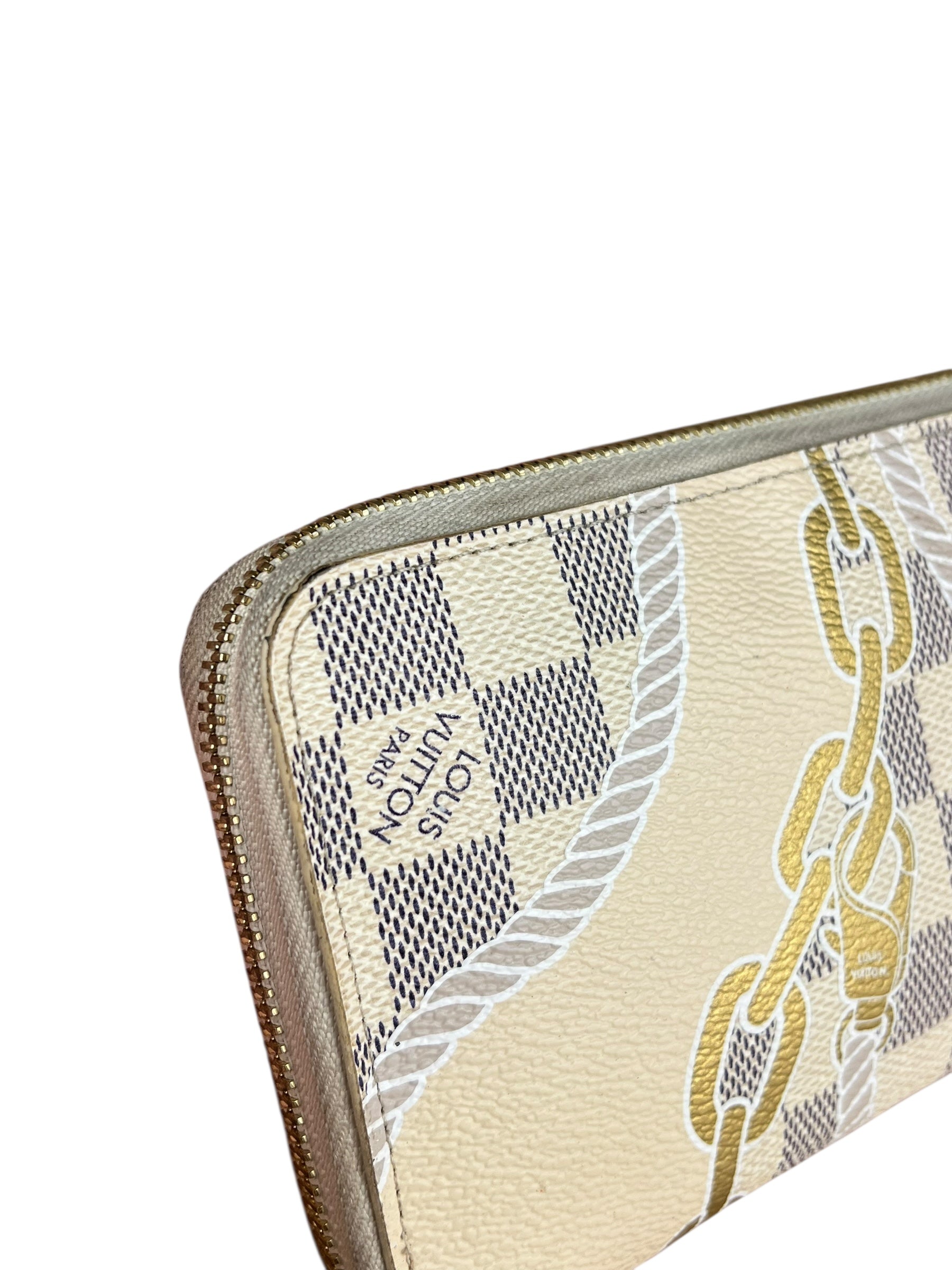 Louis Vuitton Zippy Wallet Limited Edition Nautical Damier