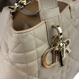 Christian Dior Calfskin Macrocannage Toujours Handbag