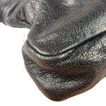 Balenciaga Black Lambskin Moto City Two-Way Bag