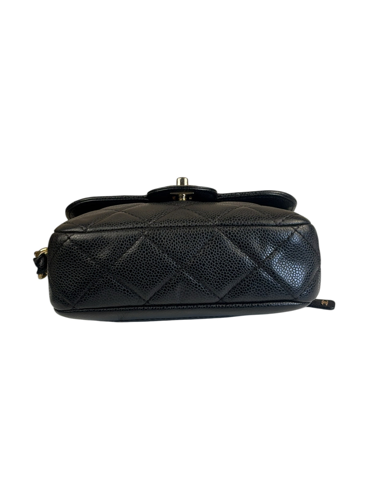 Chanel Black Caviar Quilted Leather Small Flap Bag 2021
