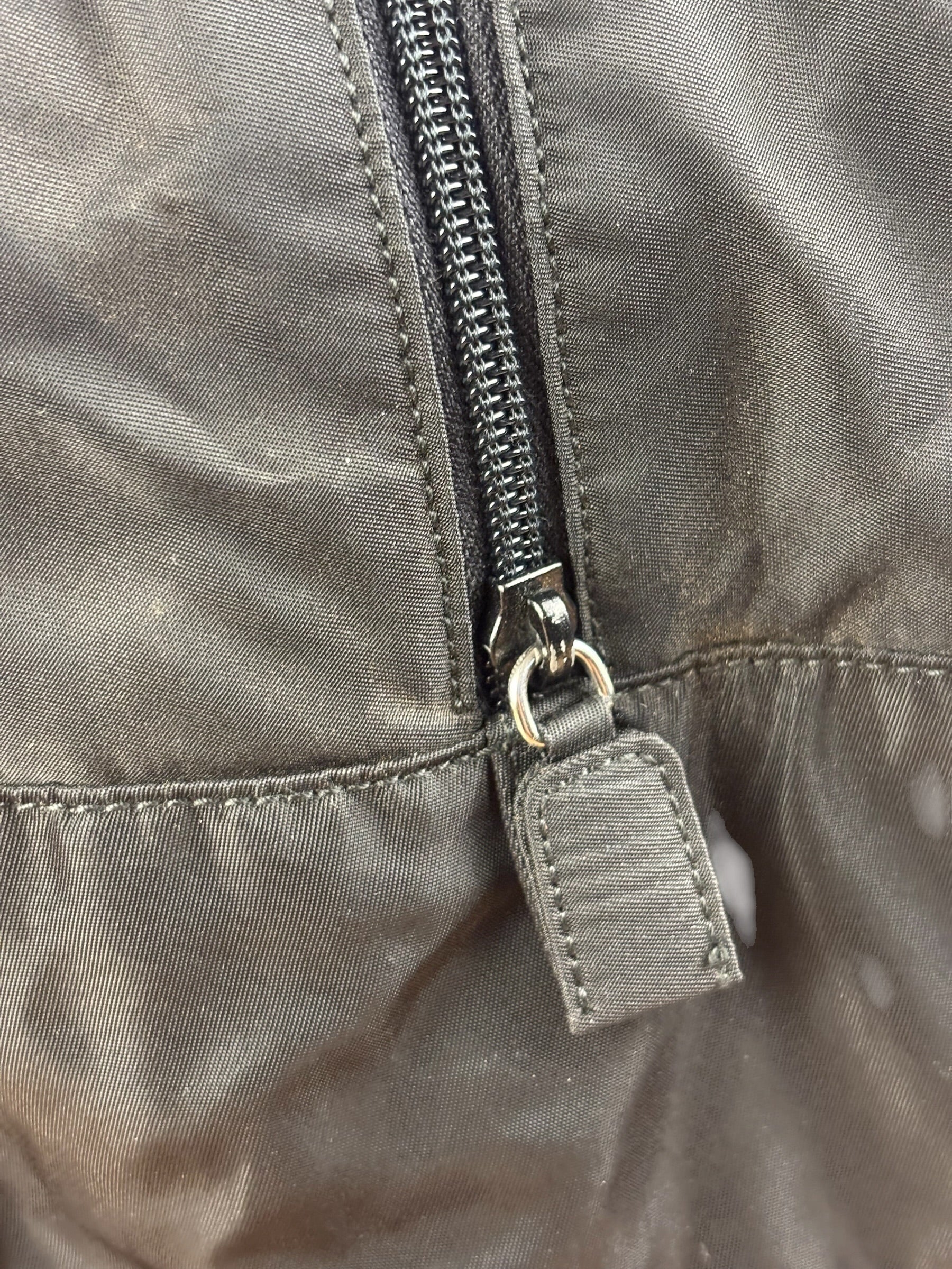 Prada Vintage Black Tessuto Nylon Travel Bag