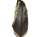 Gucci Brown GG Bamboo Amalfi Hobo Bag