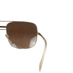Celine Gold Tone Square Aviator Sunglasses CL41808/S