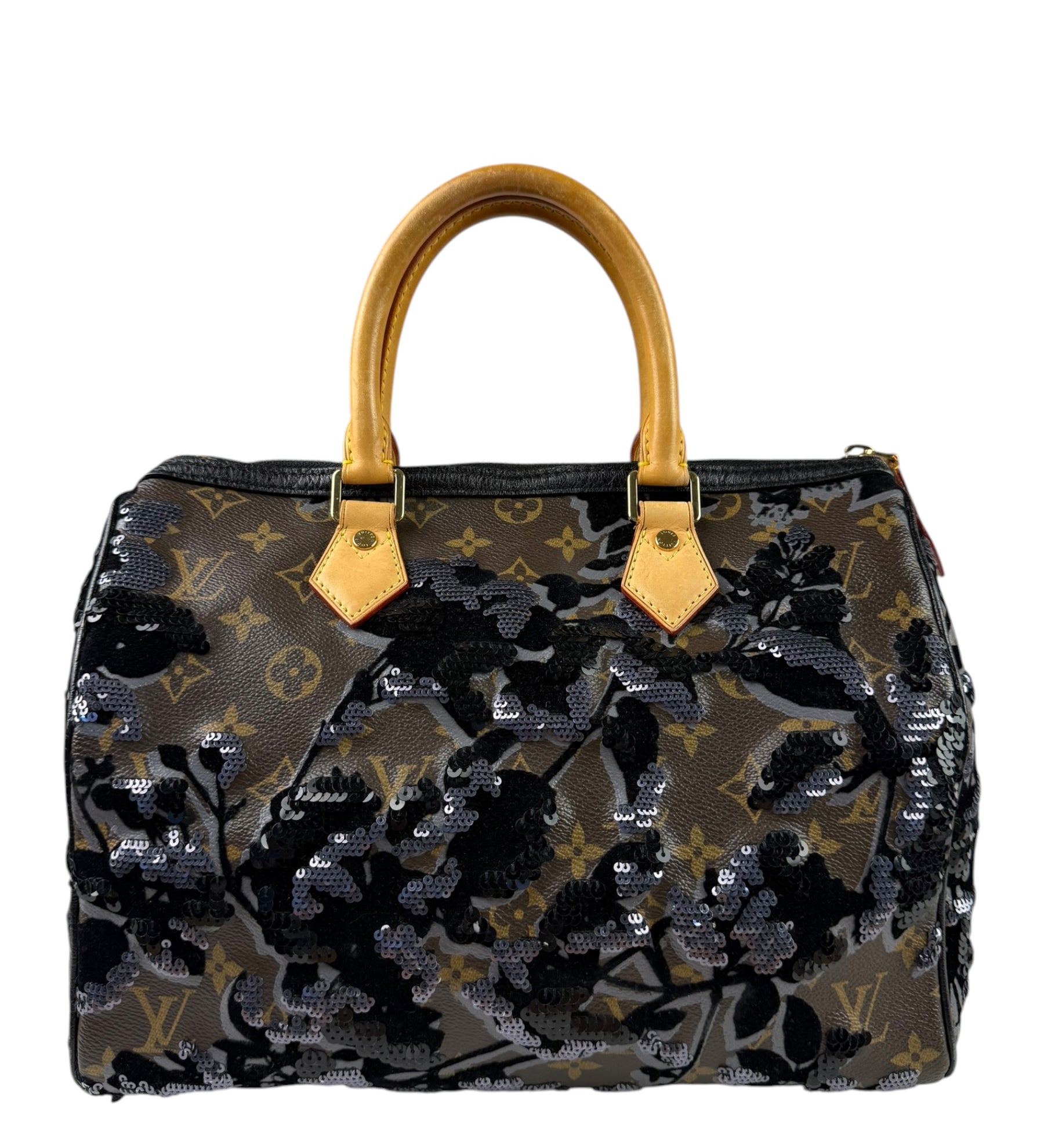 Louis Vuitton Limited-Edition Monogram Fleur De Jais Speedy 30