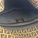 Fendi Brown PVC Zucca Baguette
