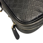 Gucci Black Leather Diamante Briefcase