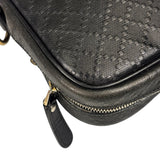 Gucci Black Leather Diamante Briefcase
