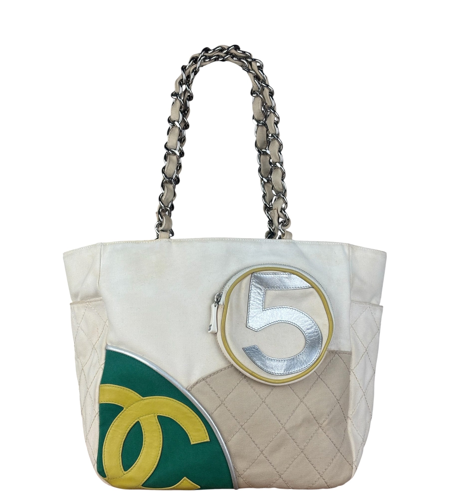 Chanel No.5 White Sport Canvas Tote 2003