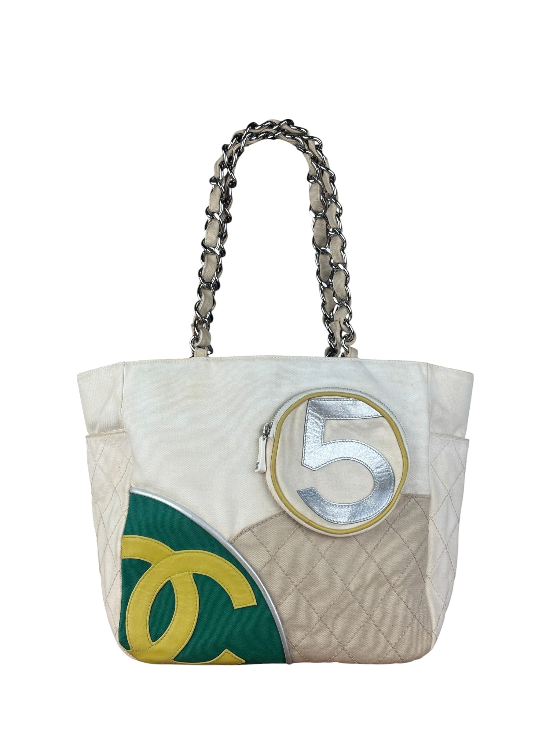Chanel No.5 White Sport Canvas Tote 2003