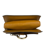 Chloe Mustard Yellow Leather/Suede Faye Bag