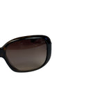 Prada SPR25N Brown Tortoiseshell Acetate Oversized Sunglasses