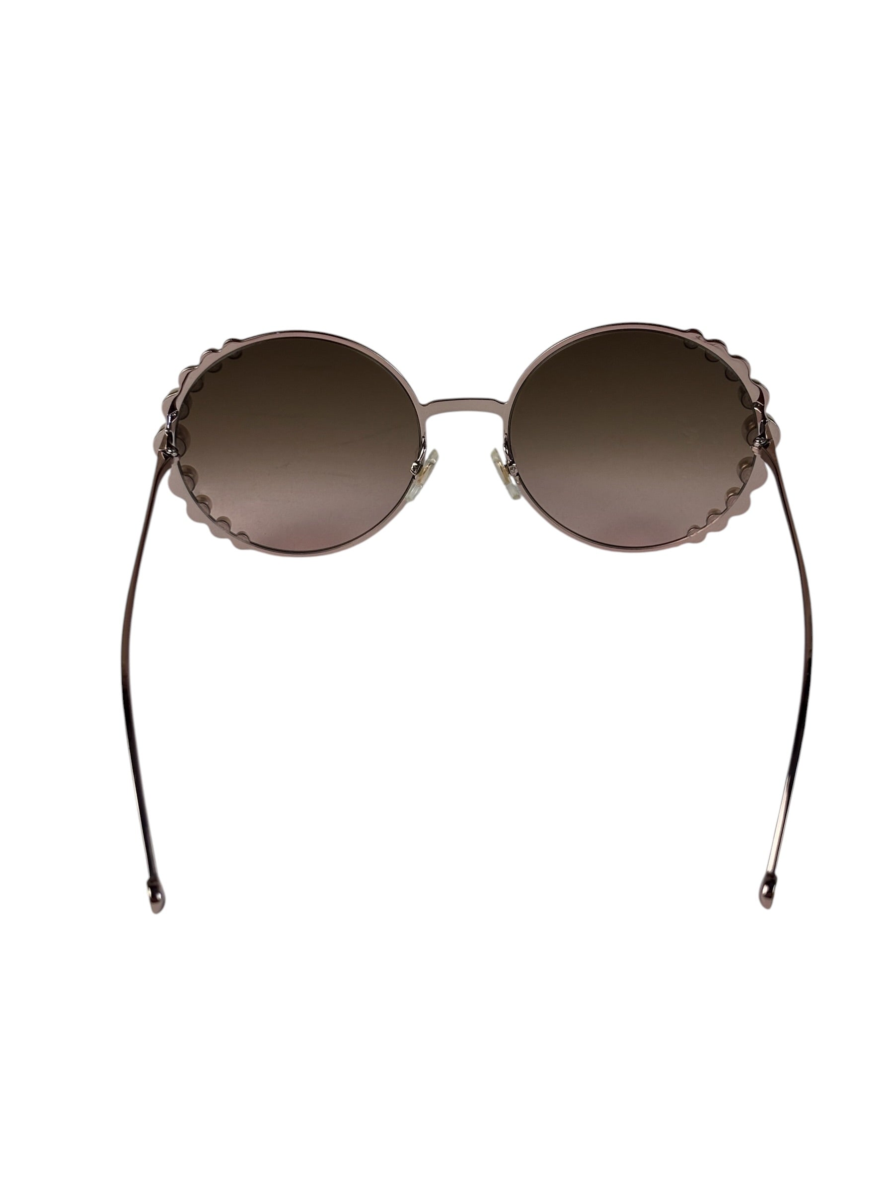 Fendi Pink Ribbons & Pearls FF 0295/S Round Sunglasses
