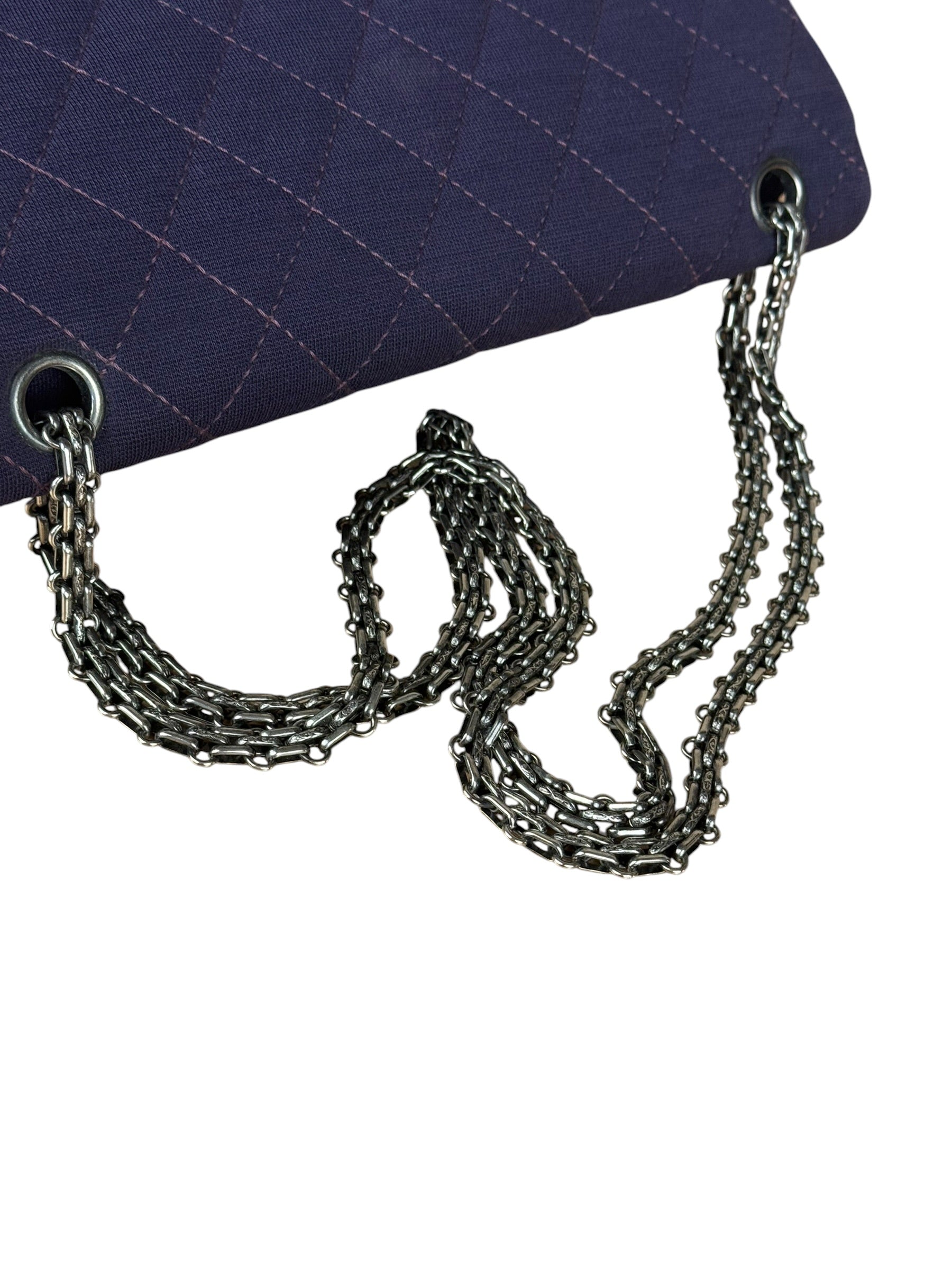 Chanel Purple Quilted 2.55 Reissue Double Flap Bag 2012