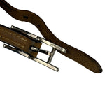 Hermes Brown Hapi 3 Triple Tour Wrap Bracelet