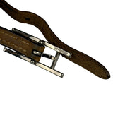 Hermes Brown Hapi 3 Triple Tour Wrap Bracelet