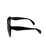 Prada Black Acetate Oversized Sunglasses