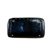 Chanel Black Patent Quilted Leather Timeless Shopping Tote Bag 2002