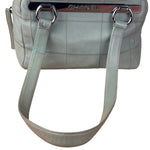 Chanel Light Green Quilt LAX Leather Bowler Bag 2004