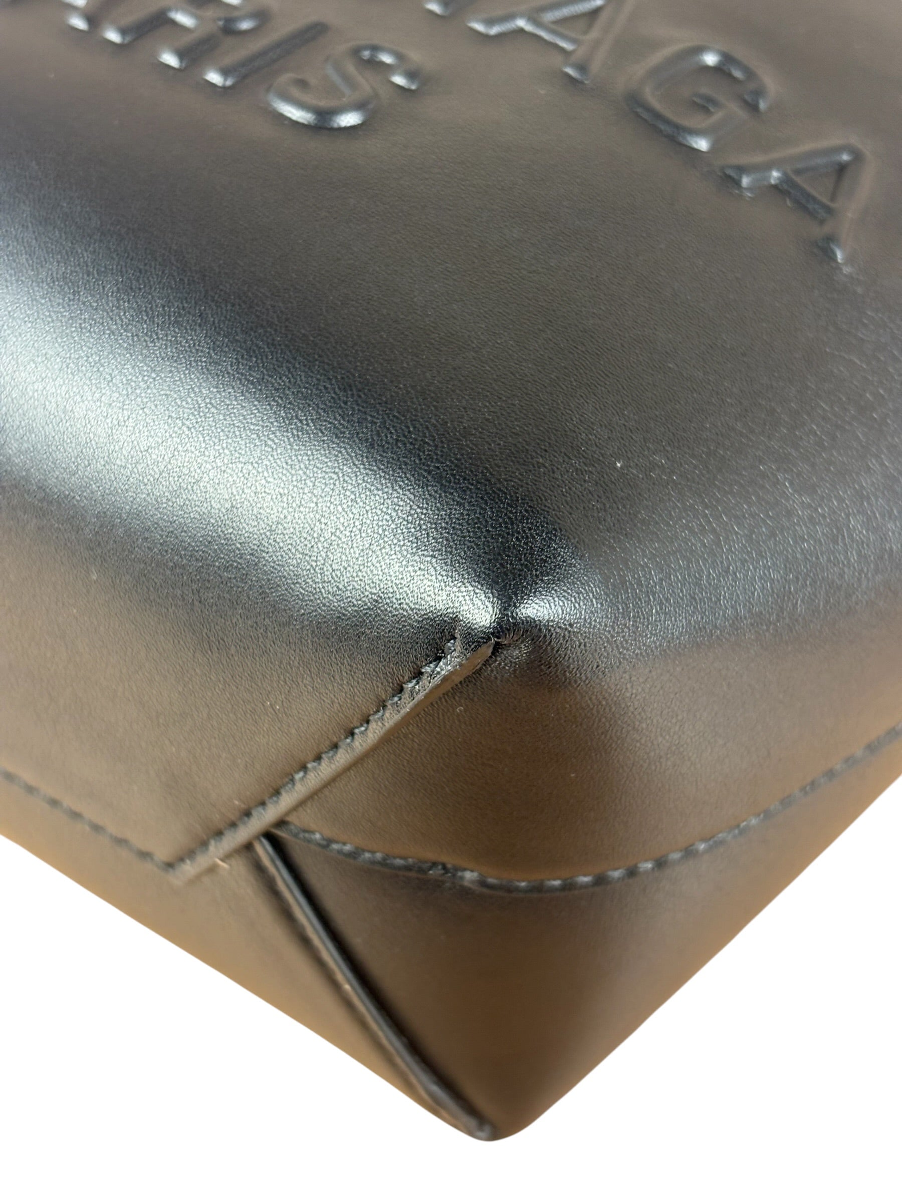 Balenciaga Black Leather Mary-Kate XS Tote Bag