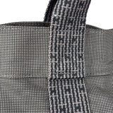 Hermes Grey Canvas Herline Tote Bag