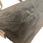 Fendi Vintage Black Mamma Baguette Shoulder Bag