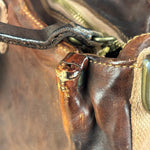 Campomaggi Dark Brown Leather 2 Way Tote