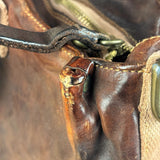 Campomaggi Dark Brown Leather 2 Way Tote