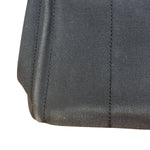 Prada Vintage Black Canvas Canapa Tote