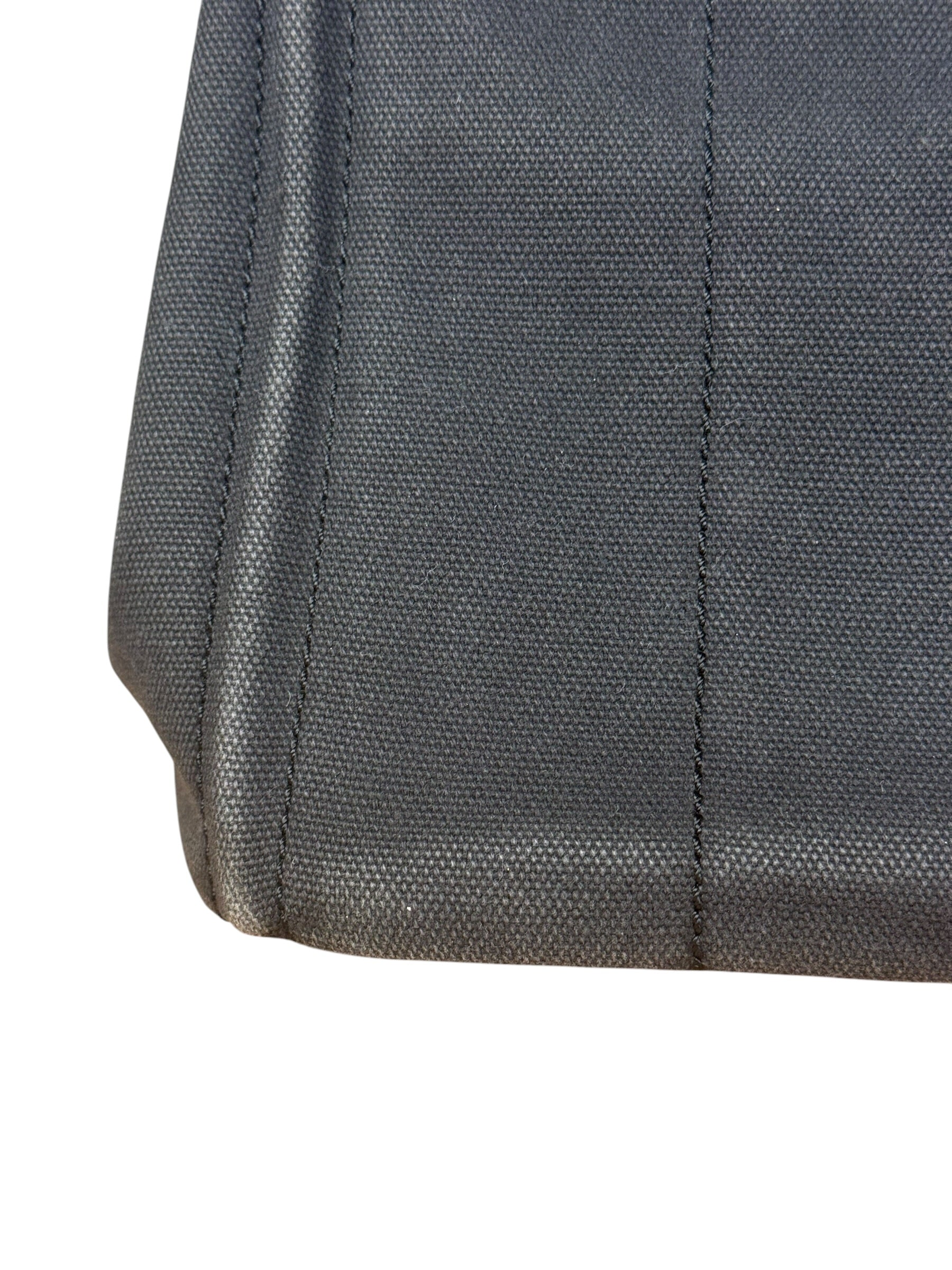 Prada Vintage Black Canvas Canapa Tote