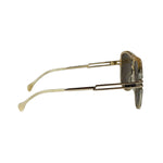 Gucci GG1105S Oversized Aviator Gold-Tone Sunglasses
