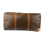 Celine Vintage Macadam Print Boston Bag