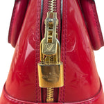 Louis Vuitton Red Monogram Vernis Alma bb