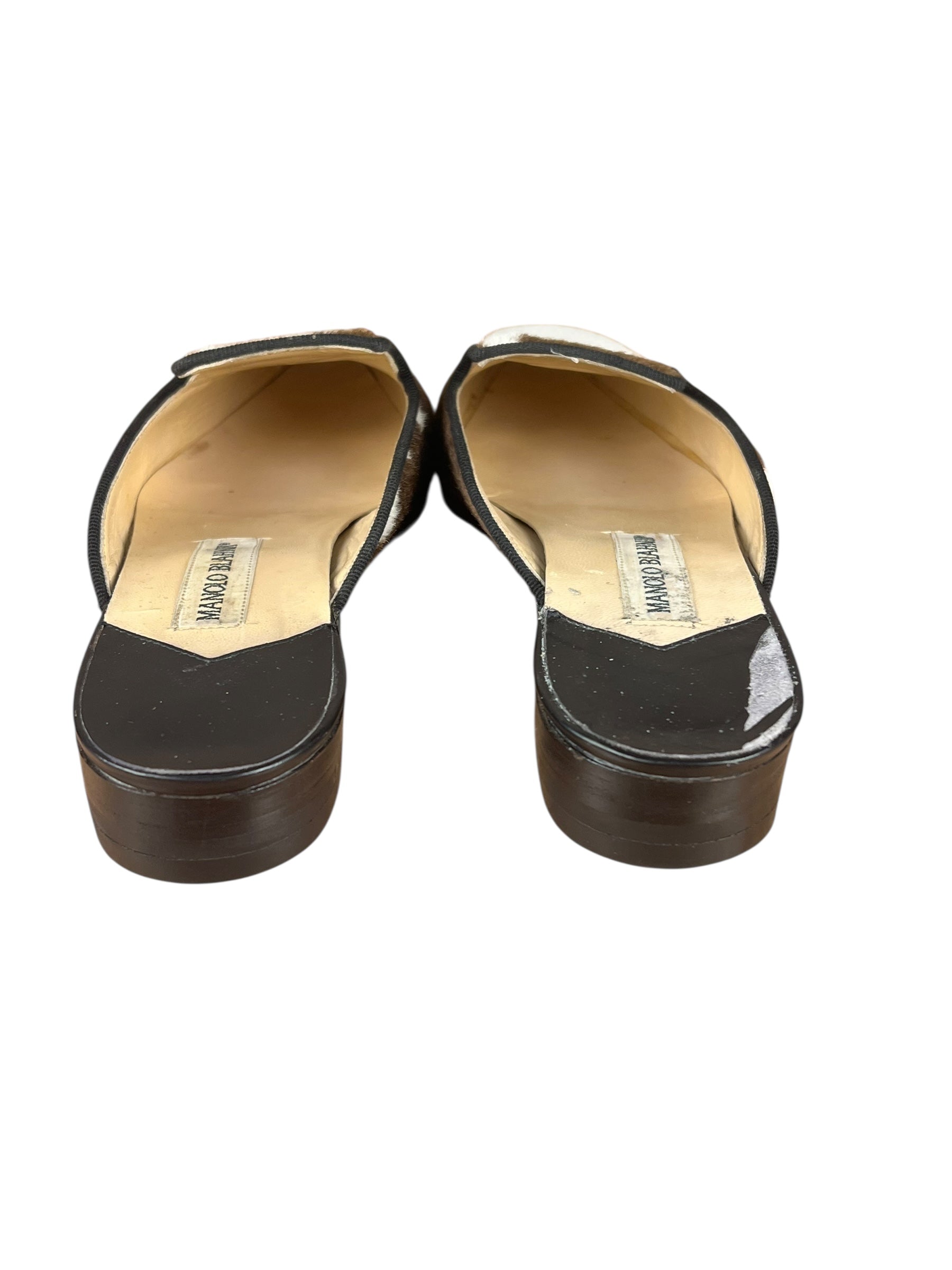 Manolo Blahnik Pony Hair Mule
