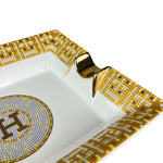 Hermes H Tiled Porcelain Ash Tray