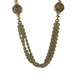 Chanel Vintage Multi-Chain Swirl Domed Ball Beads Necklaces