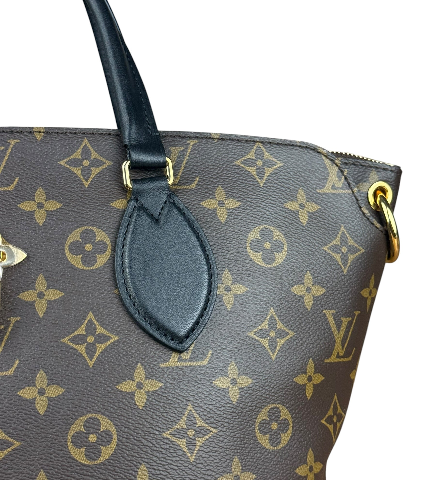 Louis Vuitton Monogram Flower Zipped MM 2way Tote